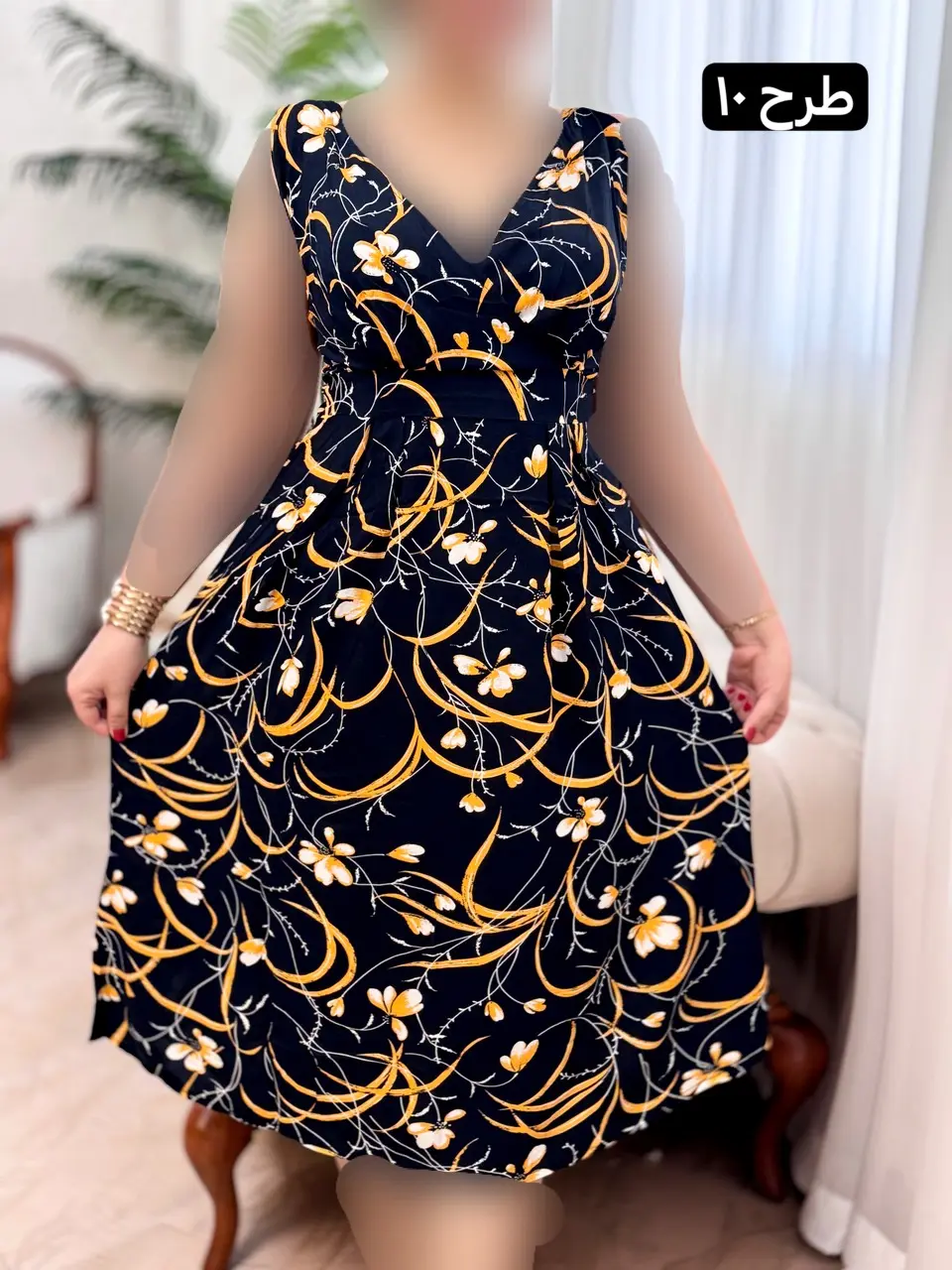 پیراهن نخی رستاک 3174